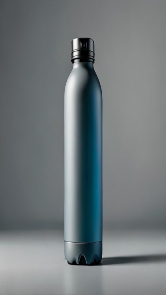 Feature callout static ad creative for water bottle