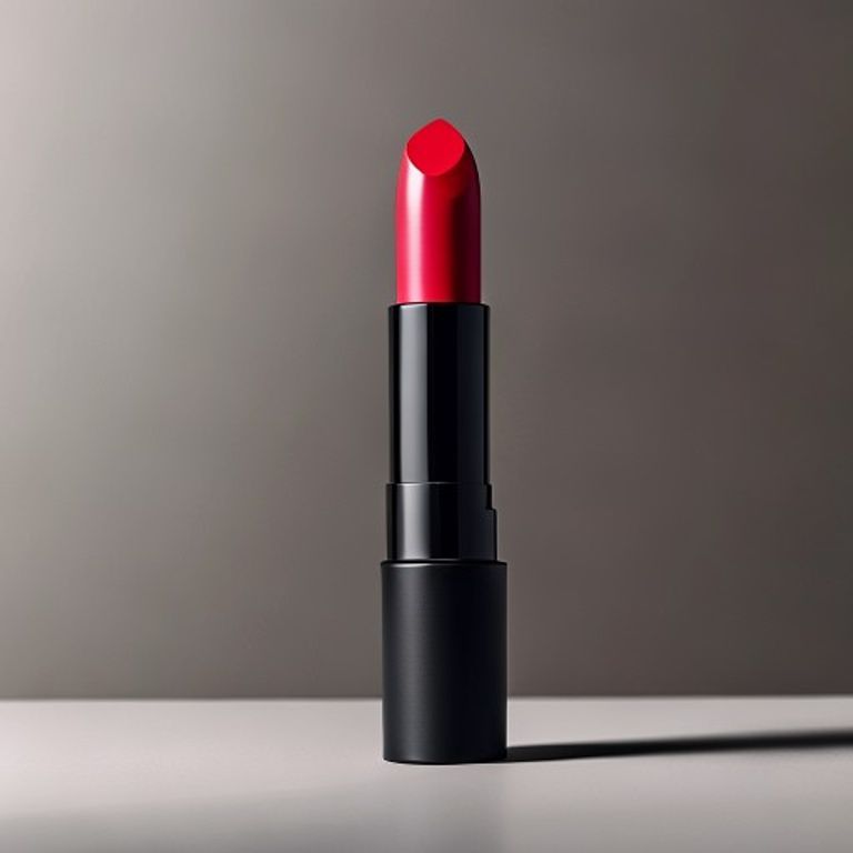 Swatch static ad creative for matte lipstick