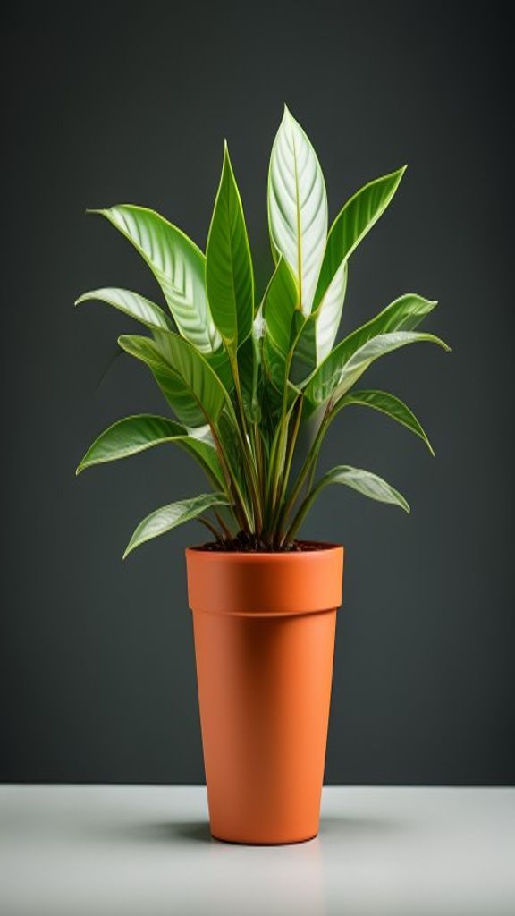 Lifestyle static ad creative for houseplant